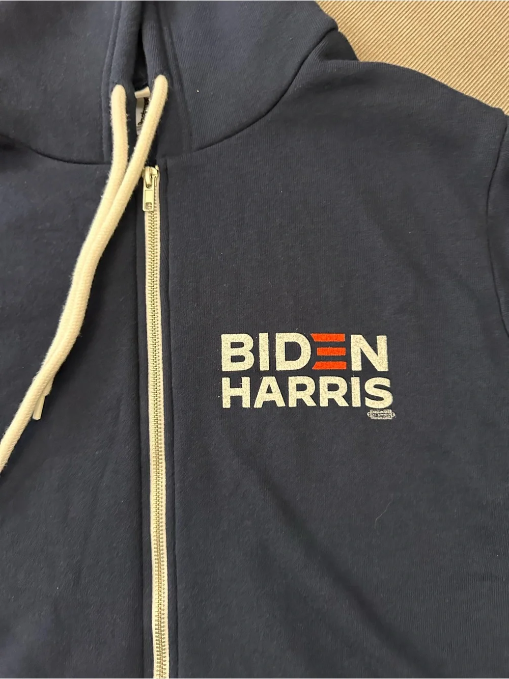 Rare Joe Biden & Kamala Harris 2020 Authentic Campaign Full Zip Hoodie Size L
